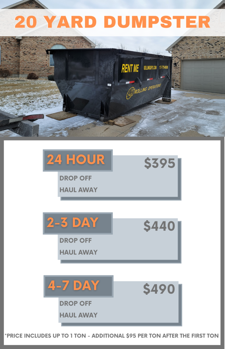 20 Yard Dumpster Rental Quincy IL