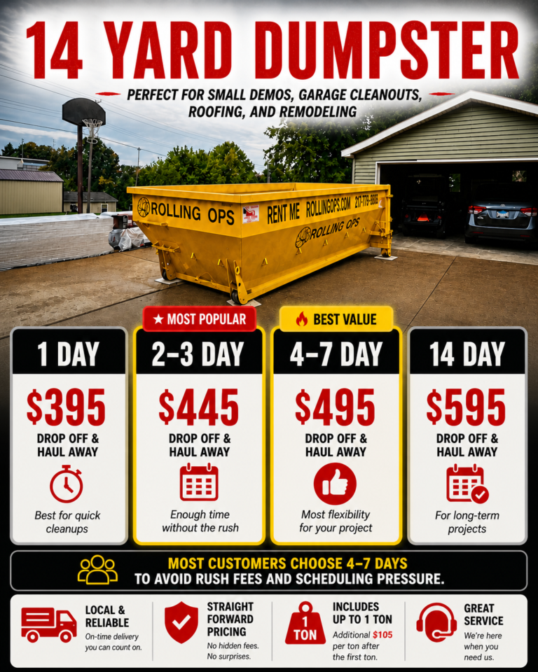 14 yard dumpster Quincy IL
